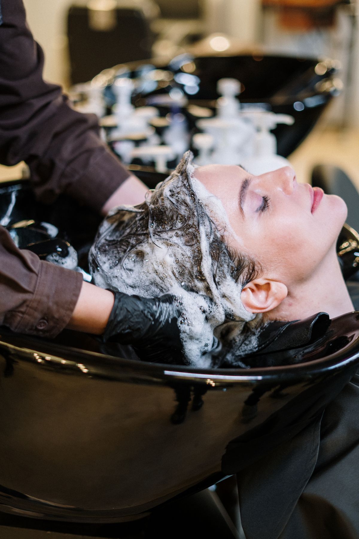 Japanese head spa scalp treatment at Blush Nail & Beauty Bar